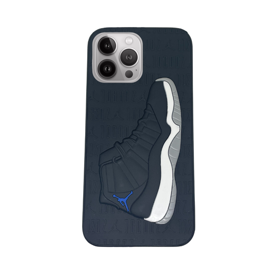 iPhone 13 Pro Max Black 3D retro shoe case