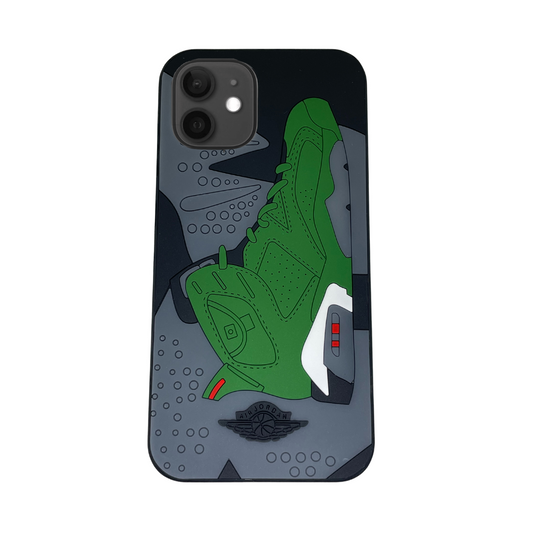 iPhone 12 Green 3D retro shoe case