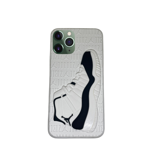 iPhone 12 Pro White 3D retro shoe case