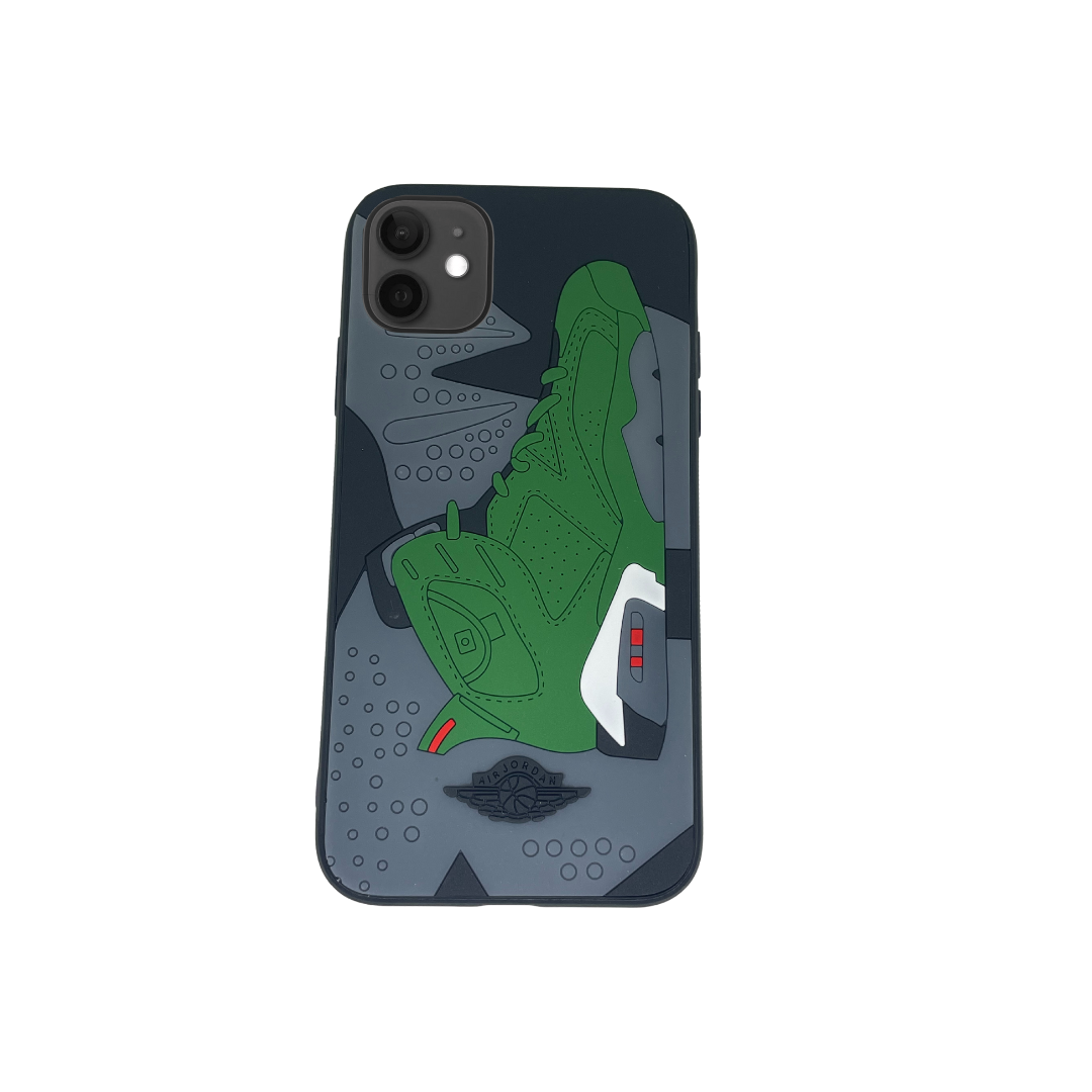 iPhone 11 Green 3D retro shoe case