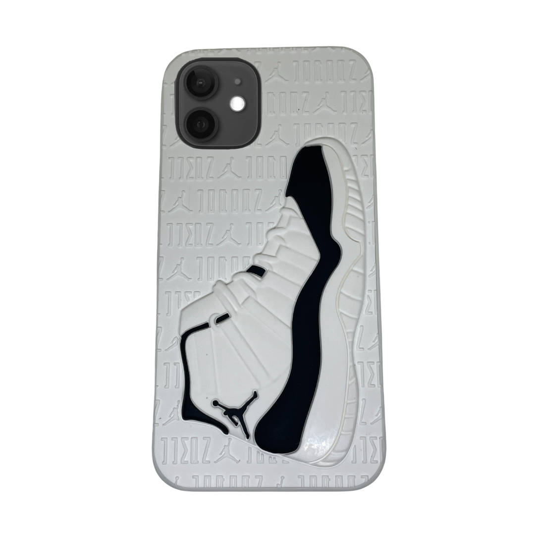 iPhone 12 White 3D retro shoe case