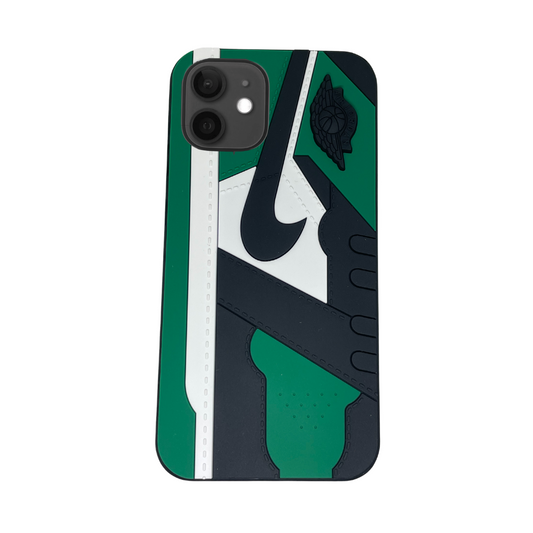 iPhone 12 Green 3D old school shoe case