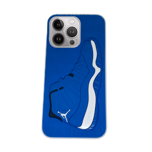 iPhone 13 Pro Blue 3D retro shoe case