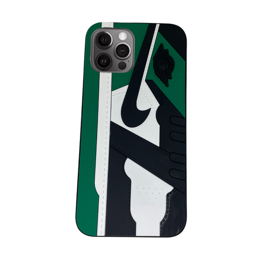 iPhone 12 Pro Max Green 3D old school shoe case