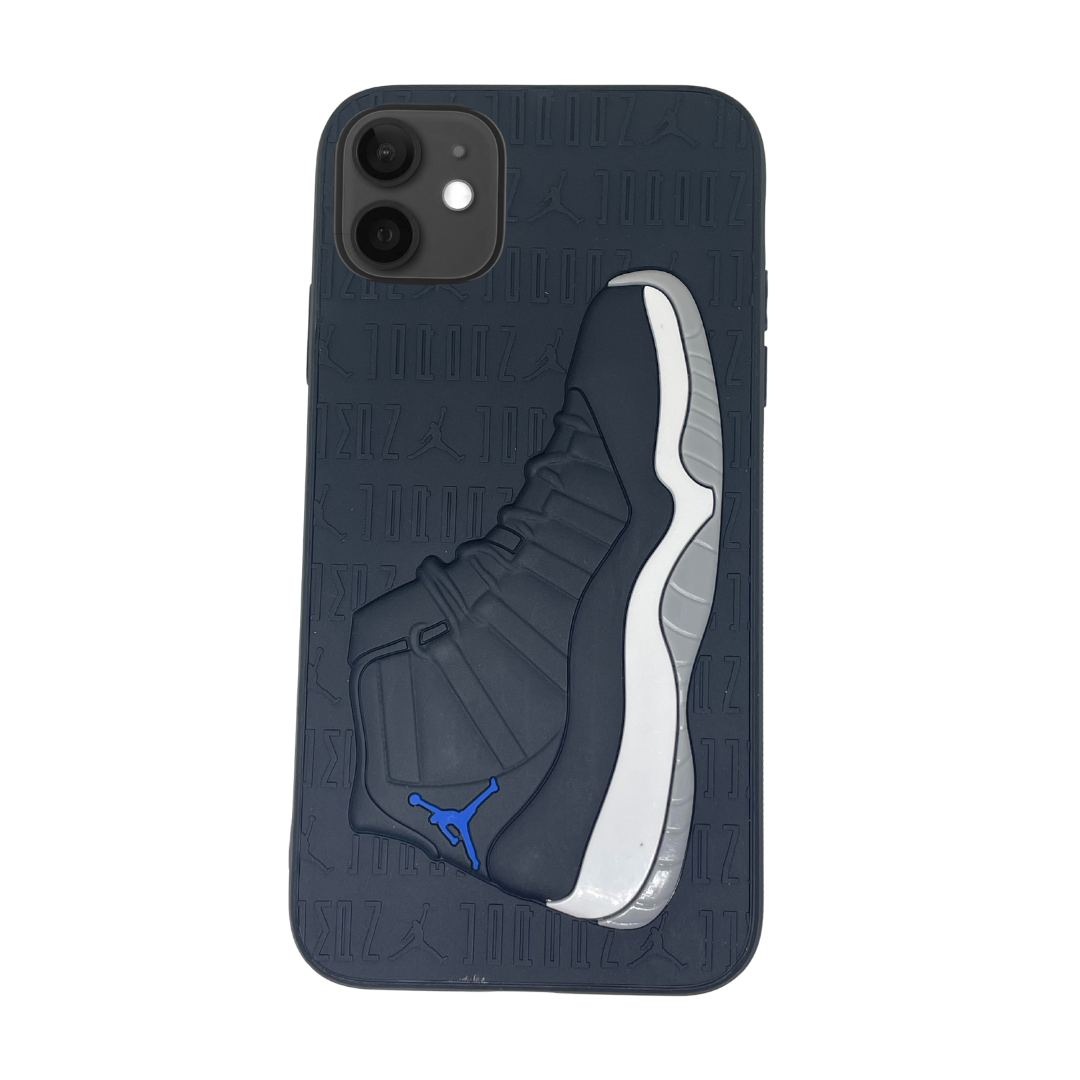 iPhone 11 Black 3D retro shoe case