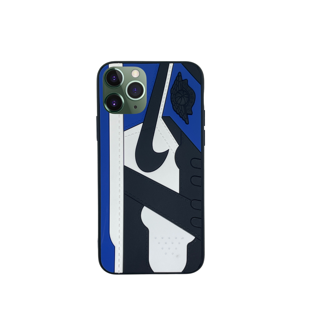 iPhone 11 Pro Blue 3D old school shoe case