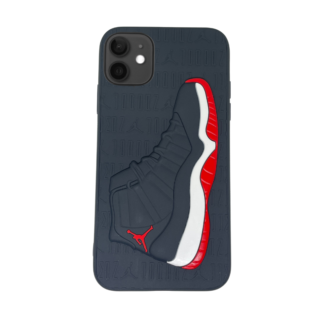 iPhone 11 Red 3D retro shoe case