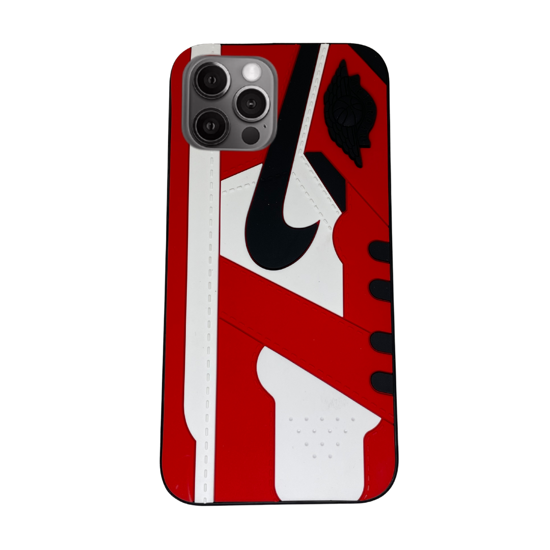 iPhone 12 Pro Max Red 3D old school shoe case