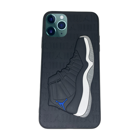 iPhone 11 Pro Max Black 3D retro shoe case