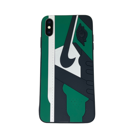 iPhone Xs Max Green 3D old school shoe case