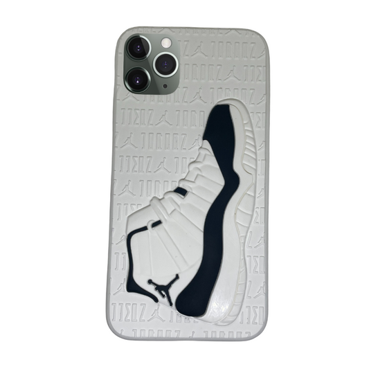 iPhone 12 Pro Max White 3D retro shoe case