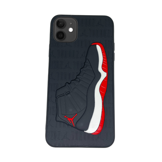 iPhone 12 Red 3D retro shoe case