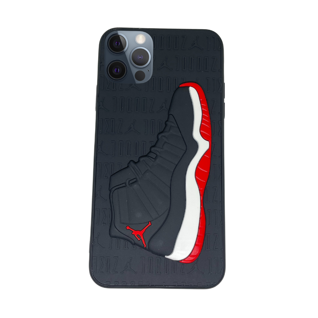 iPhone 12 Pro Red 3D retro shoe case