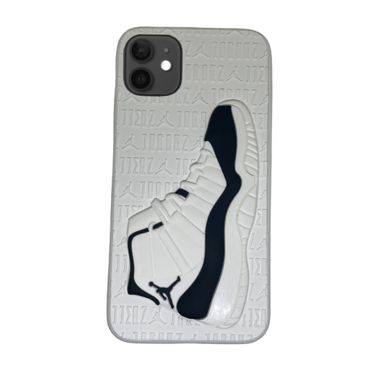 iPhone 11 White 3D retro shoe case