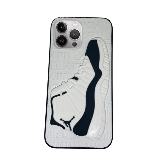 iPhone 14 Pro Max White 3D retro shoe case