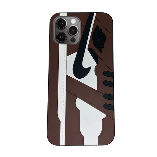 iPhone 12 Pro Max Brown 3D old school shoe case