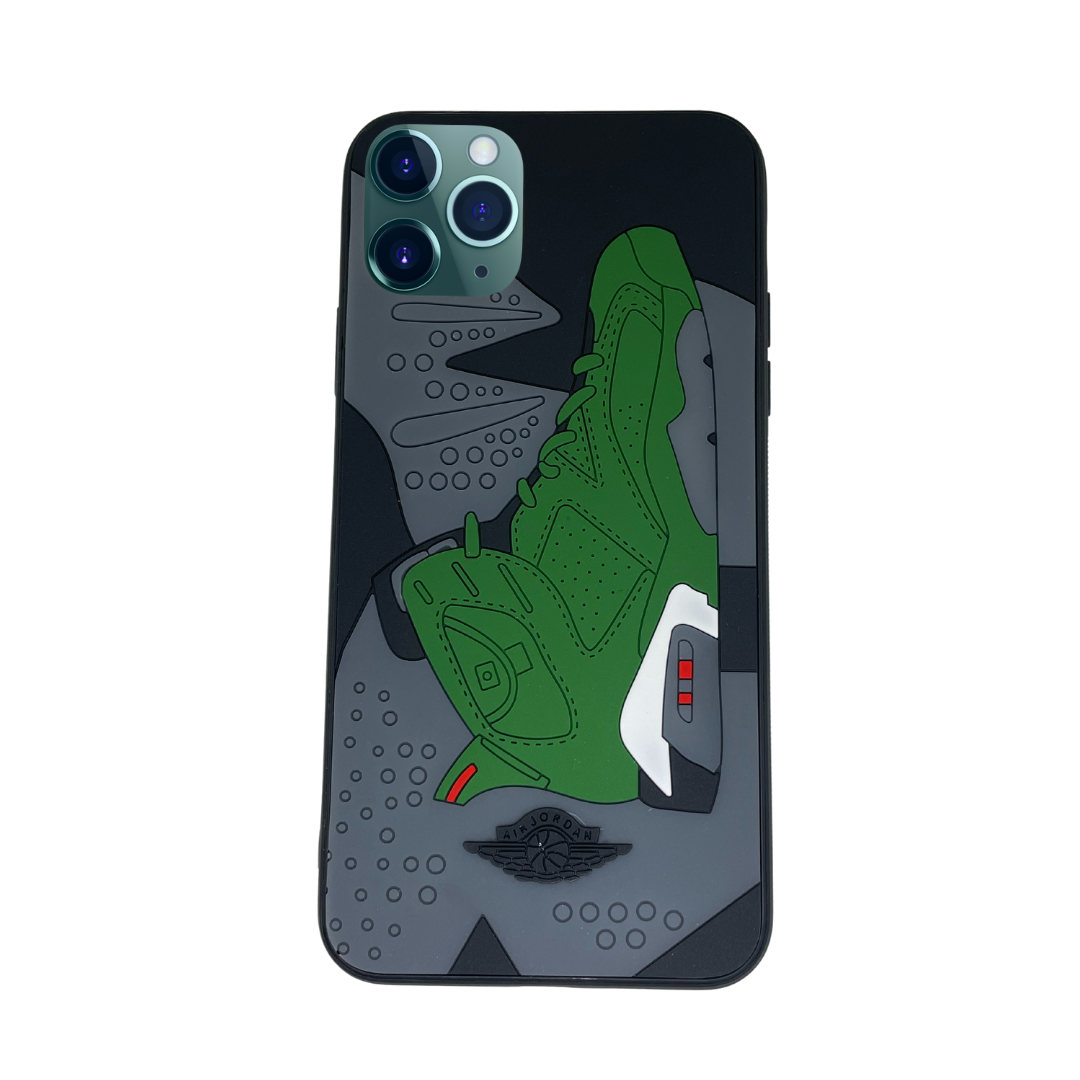 iPhone 11 Pro Max Green 3D retro shoe case