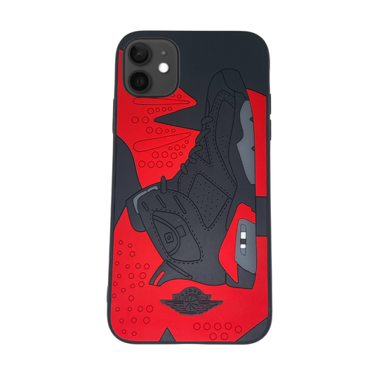 iPhone 11 red 3D retro shoe case