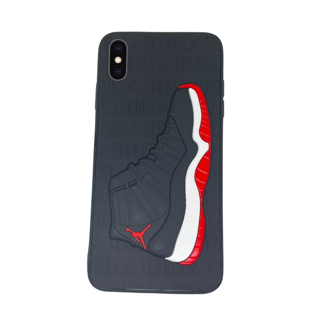 iPhone Xs Max Red 3D retro shoe case