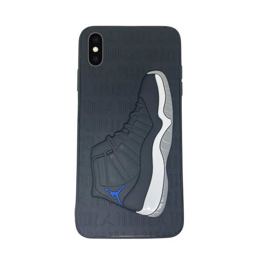 iPhone Xs Max Black 3D retro shoe case