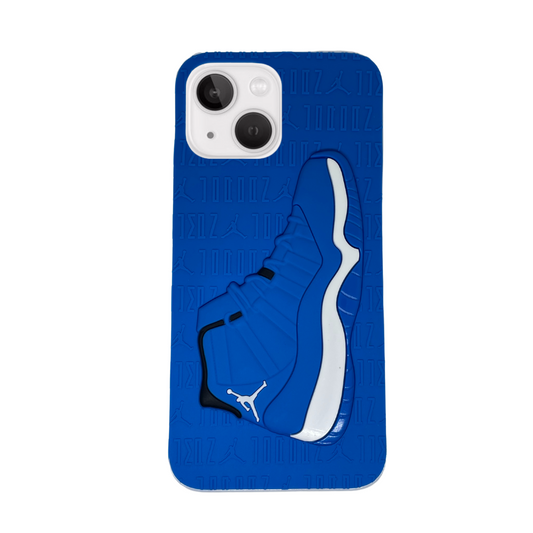 iPhone 14 Blue 3D retro shoe case