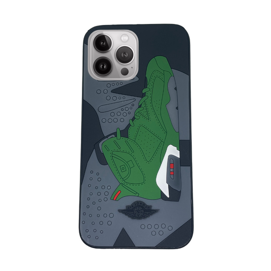 iPhone 14 Pro Max Green 3D retro shoe case