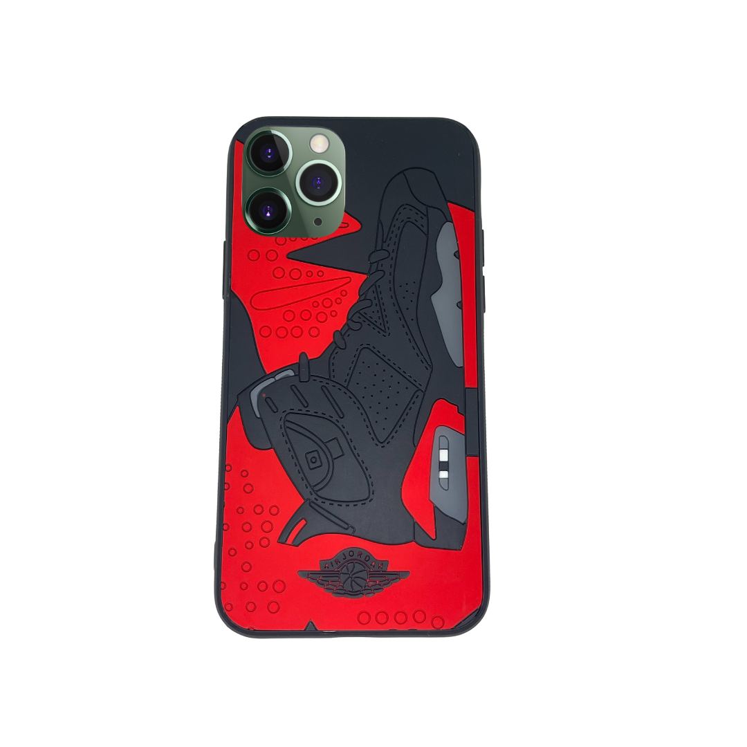 iPhone 12 Pro Red 3D retro shoe case