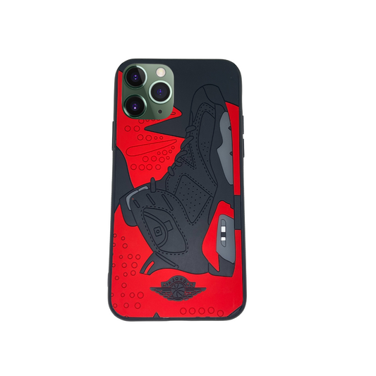 iPhone 11 Pro Red 3D retro shoe case