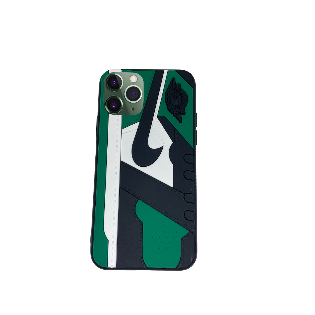 iPhone 11 Pro Green 3D old school shoe case