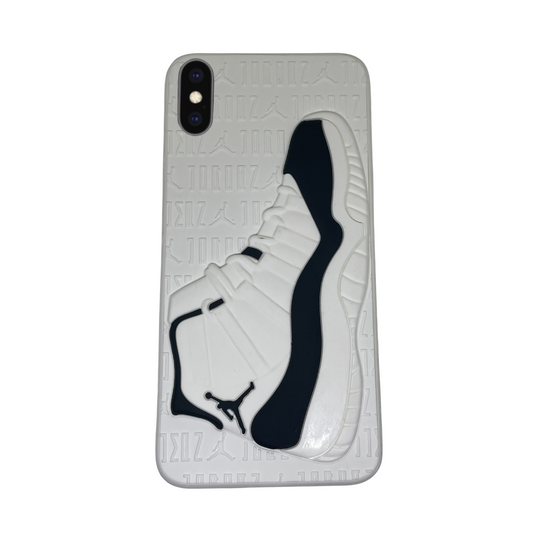 iPhone Xs Max White 3D retro shoe case