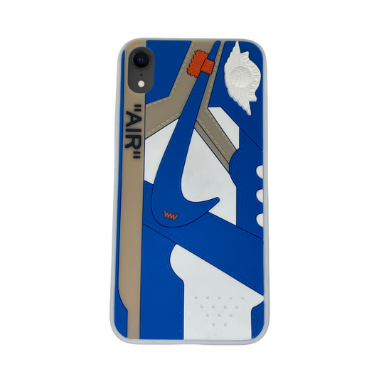 iPhone Xr Blue  3D "air" old school shoe case