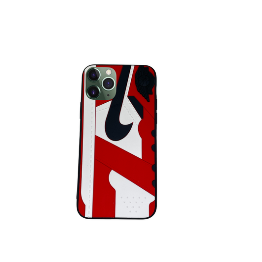 iPhone 11 Pro Red 3D old school shoe case