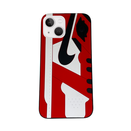 iPhone 13 Red 3D old school shoe case