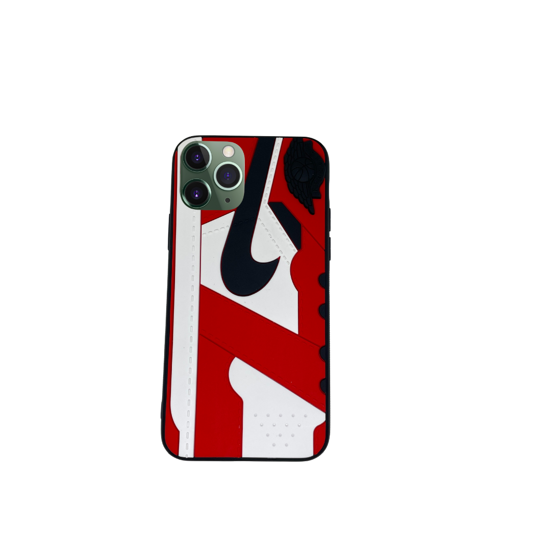 iPhone 12 Pro Red 3D old school shoe case