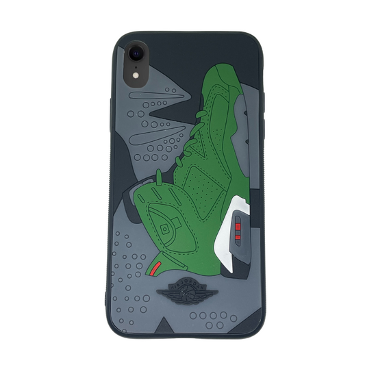 iPhone Xr Green 3D modern shoe case