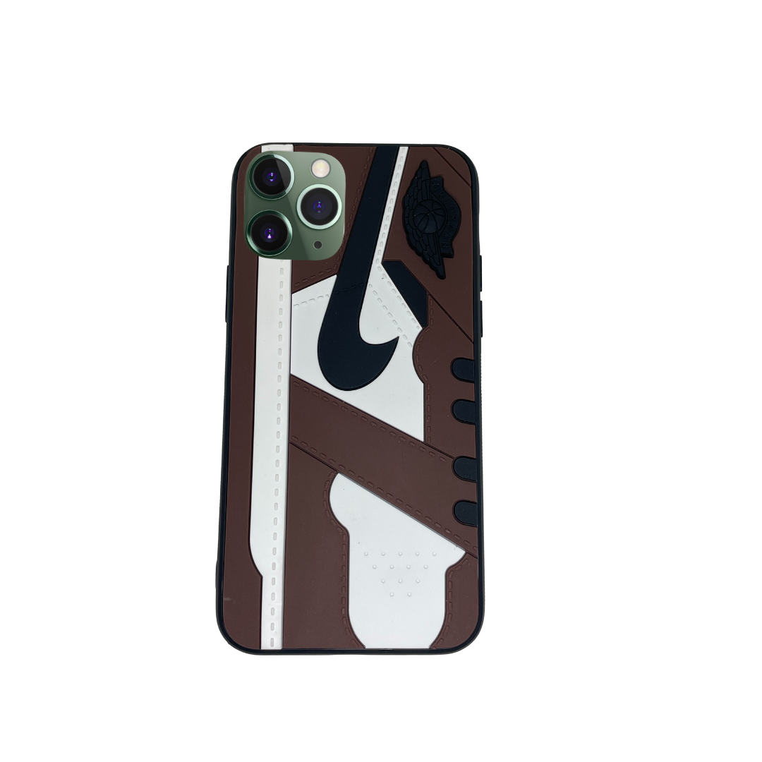 iPhone 11 Pro Brown 3D old school shoe case